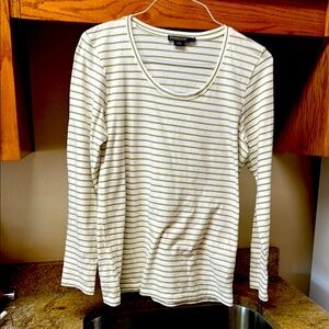 Women's Striped Long Sleeve Top